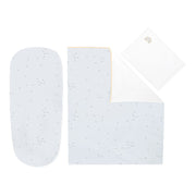 KikkaBoo® Otroška posteljnina Stripy Friends 80x60 KikkaBoo