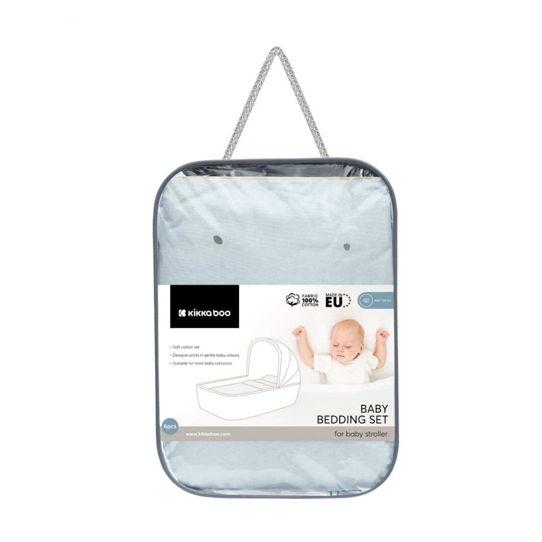 KikkaBoo® Otroška posteljnina Stripy Friends 80x60 KikkaBoo