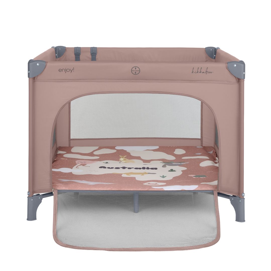 KikkaBoo® Otroška stajica Australia Pink 2026