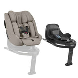 KikkaBoo® Platinum Otroški avtosedež  i-Class Plus i-SIZE (40-105 cm) Champagne + vrtljiva Isofix baza 360 Noir
