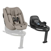 KikkaBoo® Platinum Otroški avtosedež i-Class Plus i-SIZE (40-105 cm) Champagne + vrtljiva Isofix baza 360 Noir KikkaBoo