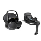 KikkaBoo® Platinum Otroški avtosedež i-Class i-SIZE (40-87 cm) + vrtljiva Isofix baza 360 Noir