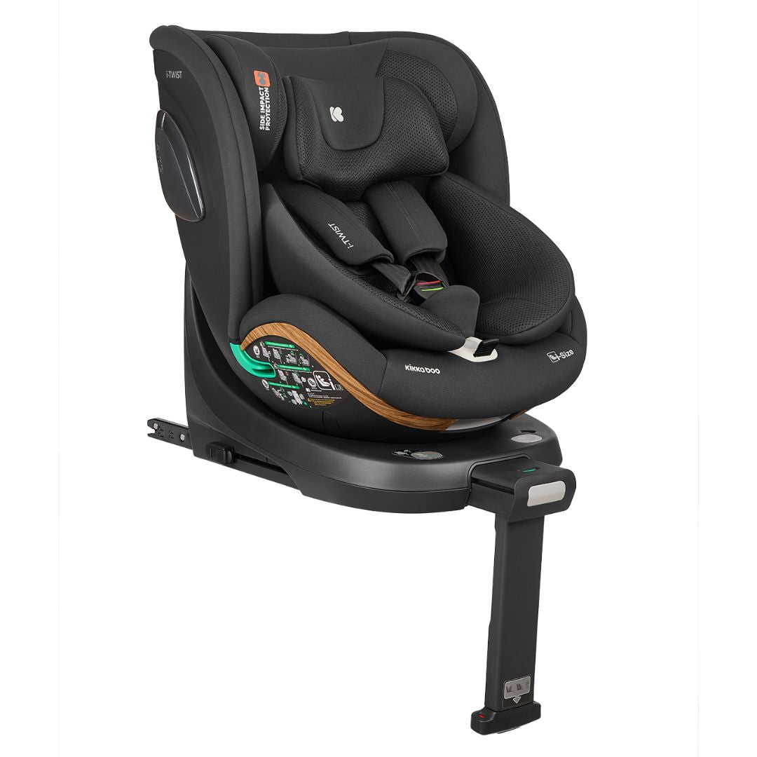 KikkaBoo® Otroški avtosedež 360° i-Twist i-SIZE (40-150 cm) Black 2026 KikkaBoo
