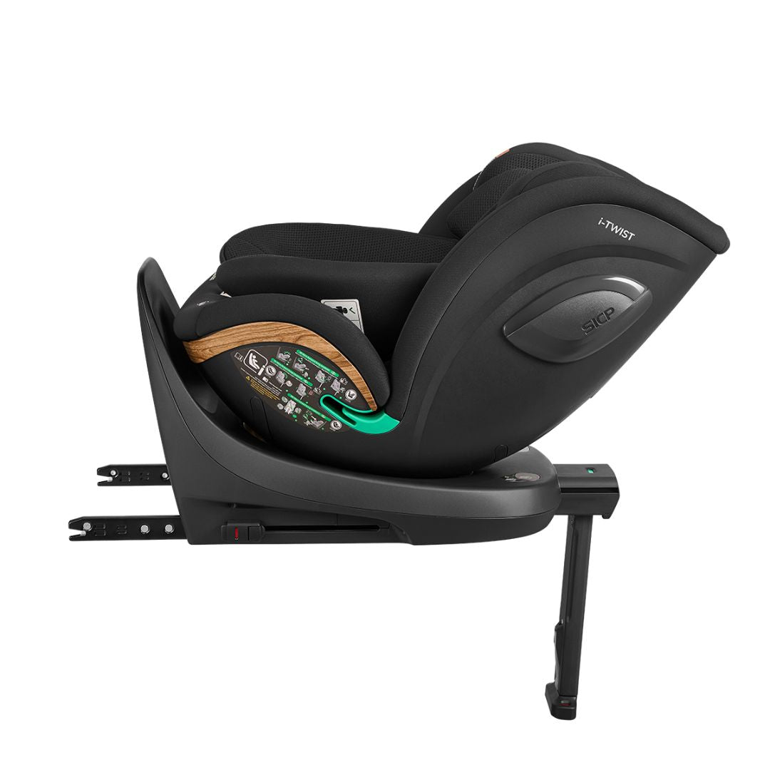 KikkaBoo® Otroški avtosedež 360° i-Twist i-SIZE (40-150 cm) Black 2026 KikkaBoo