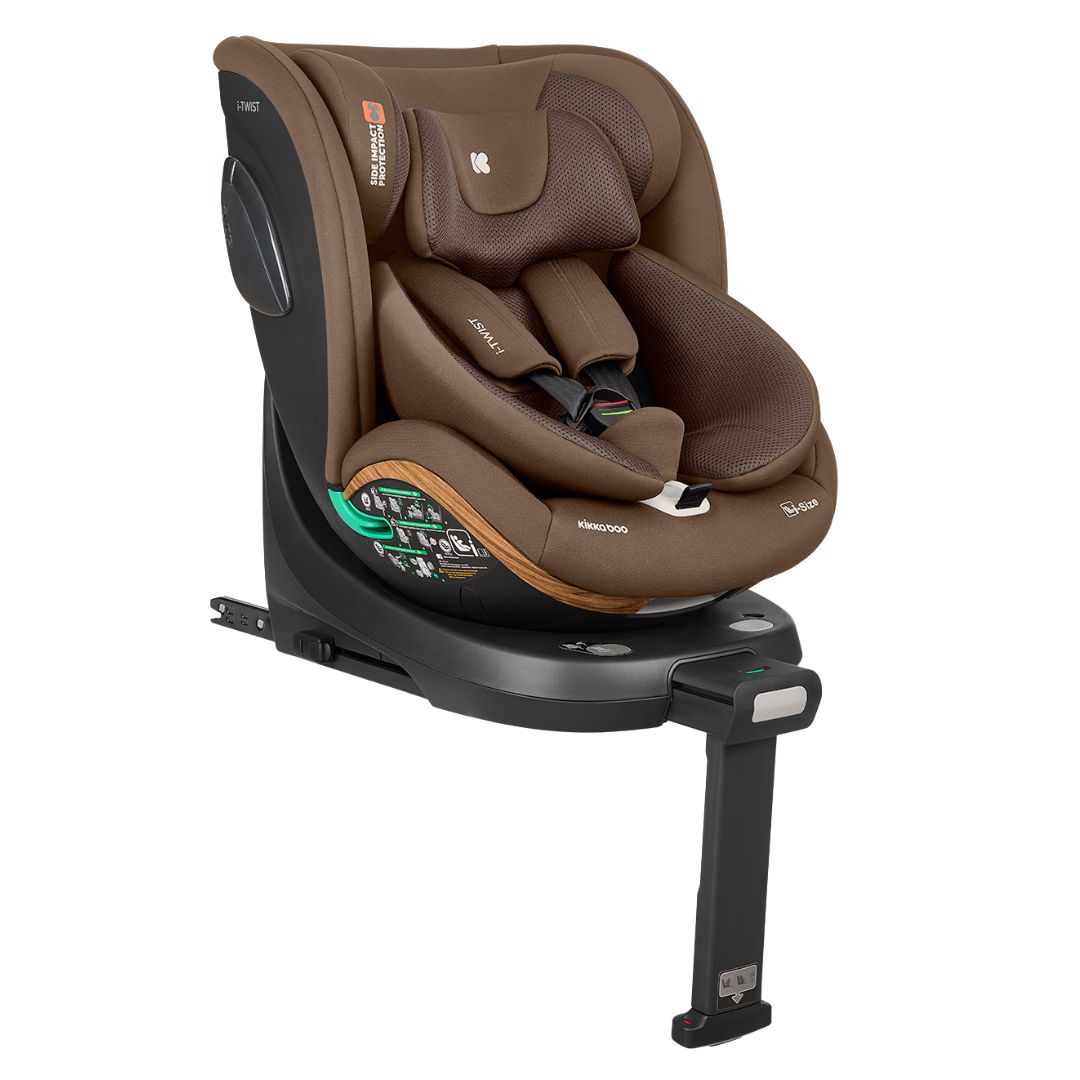 KikkaBoo® Otroški avtosedež 360° i-Twist i-SIZE (40-150 cm) Coffee 2026 KikkaBoo