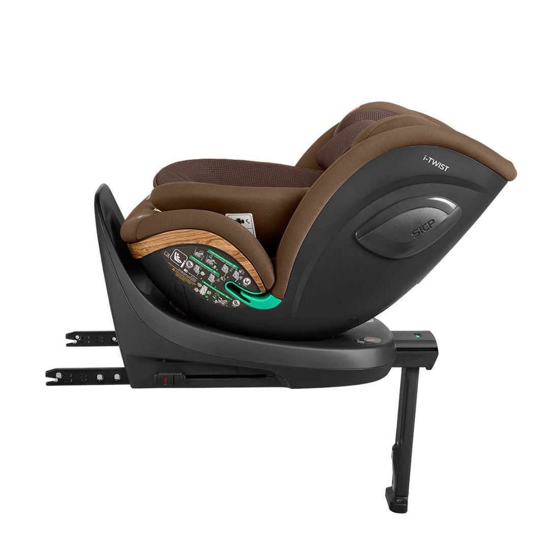 KikkaBoo® Otroški avtosedež 360° i-Twist i-SIZE (40-150 cm) Coffee 2026 KikkaBoo