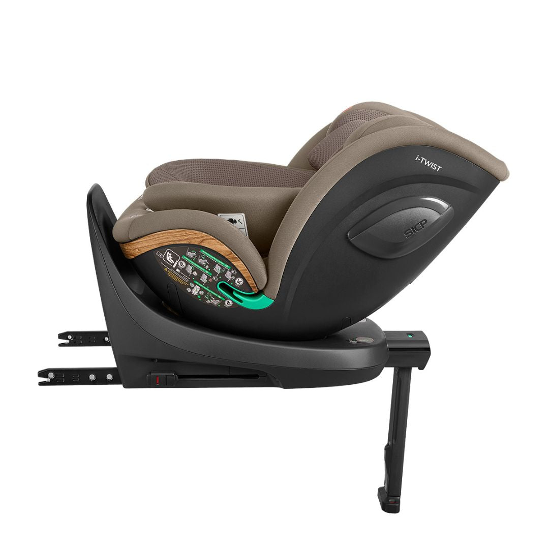 KikkaBoo® Otroški avtosedež 360° i-Twist i-SIZE (40-150 cm) Sand 2026 KikkaBoo