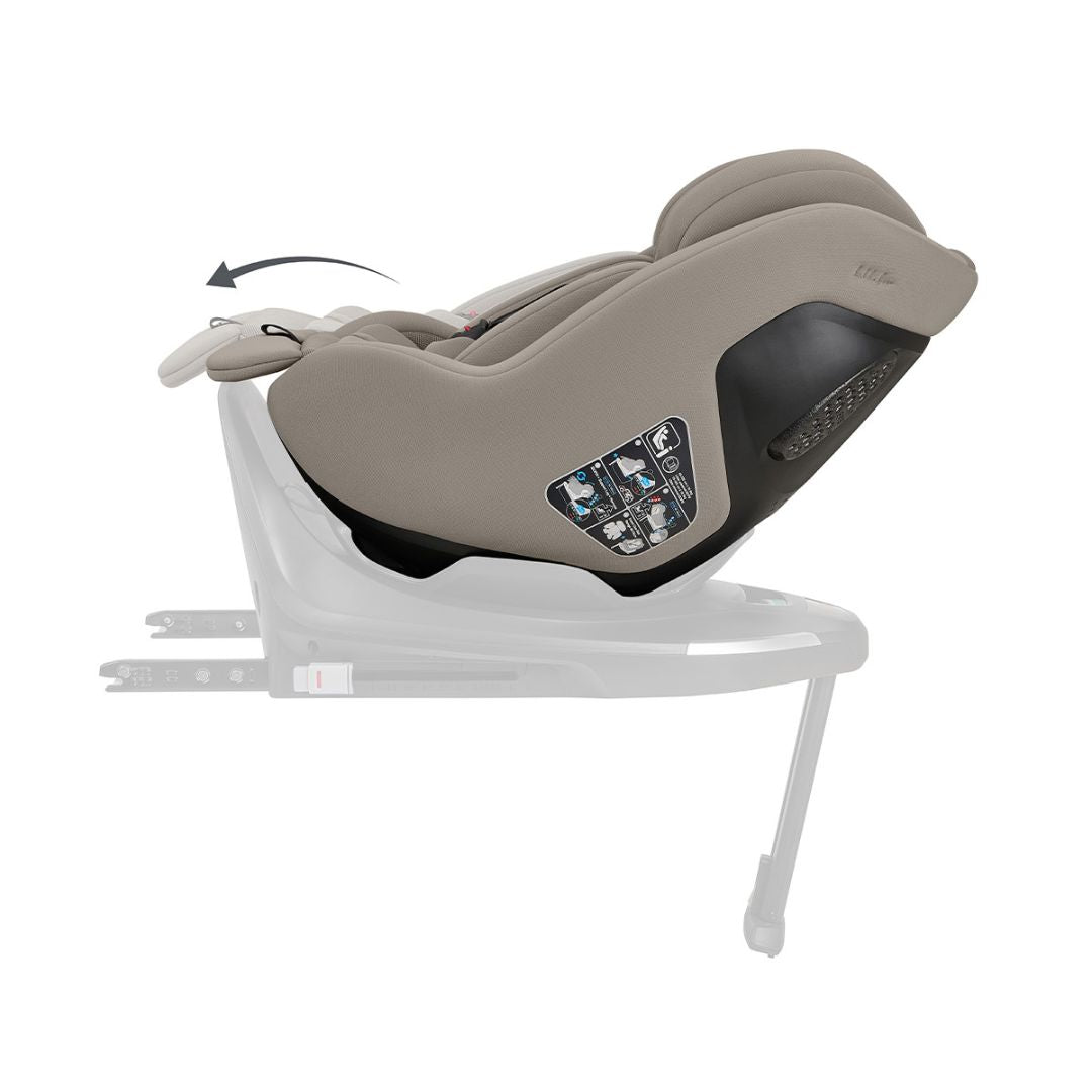 KikkaBoo® Otroški avtosedež i-Class Plus i-SIZE (40-105 cm) Champagne KikkaBoo