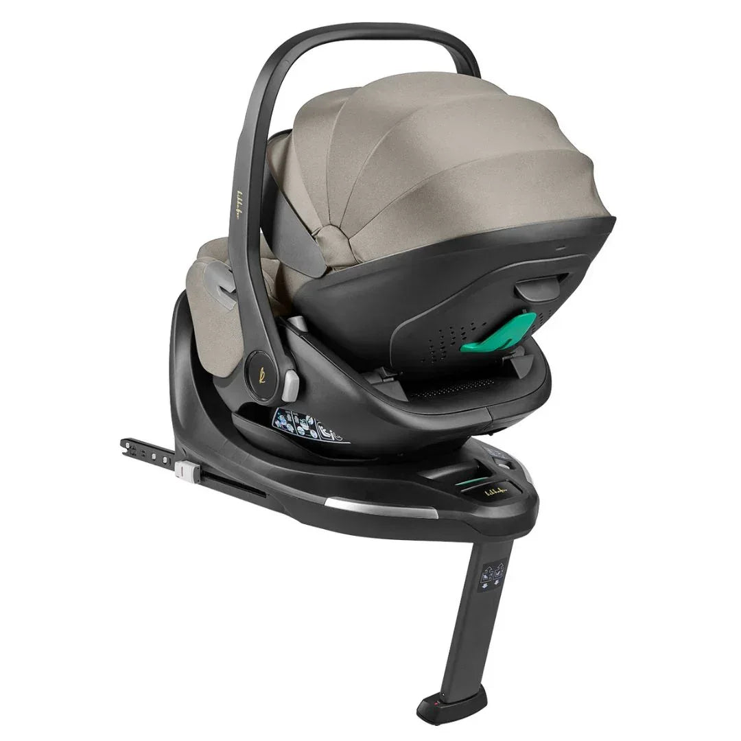 KikkaBoo® Platinum Otroški avtosedež i-Class i-SIZE (40-87 cm) Champagne + vrtljiva Isofix baza 360 Noir KikkaBoo