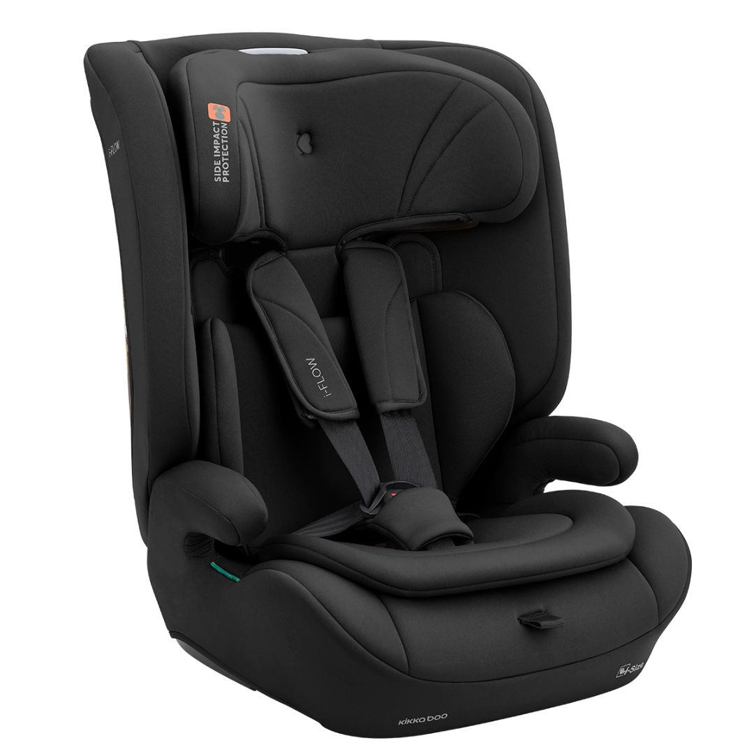 KikkaBoo® Otroški avtosedež i-Flow i-SIZE (76-150 cm) Black