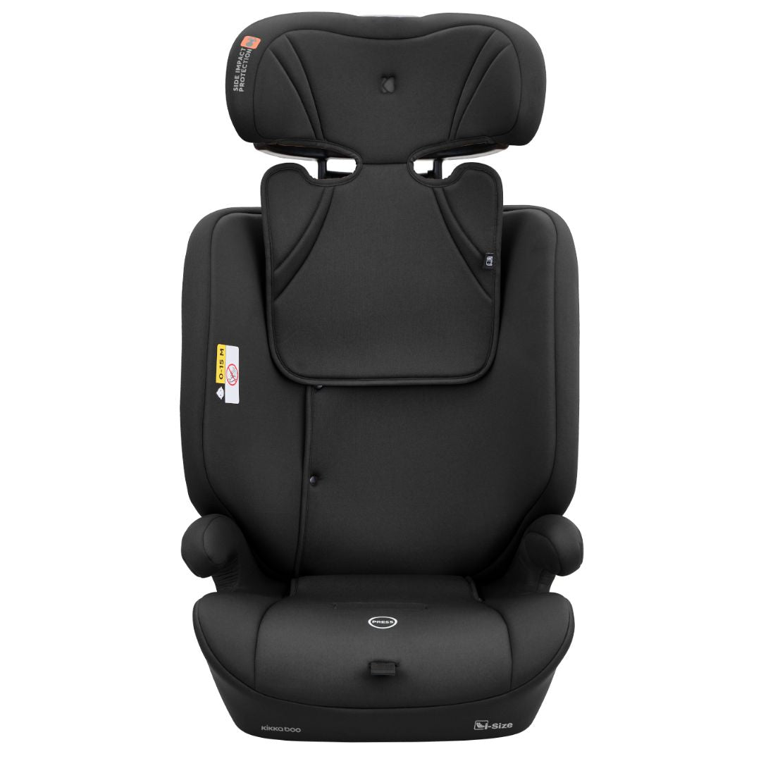 KikkaBoo® Otroški avtosedež i-Flow i-SIZE (76-150 cm) Black