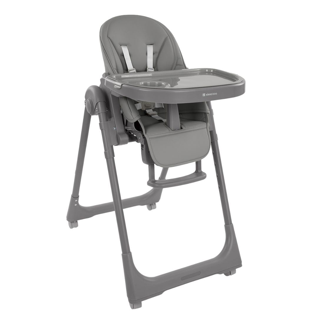 KikkaBoo® Otroški stol za hranjenje Pastello 2 Grey KikkaBoo