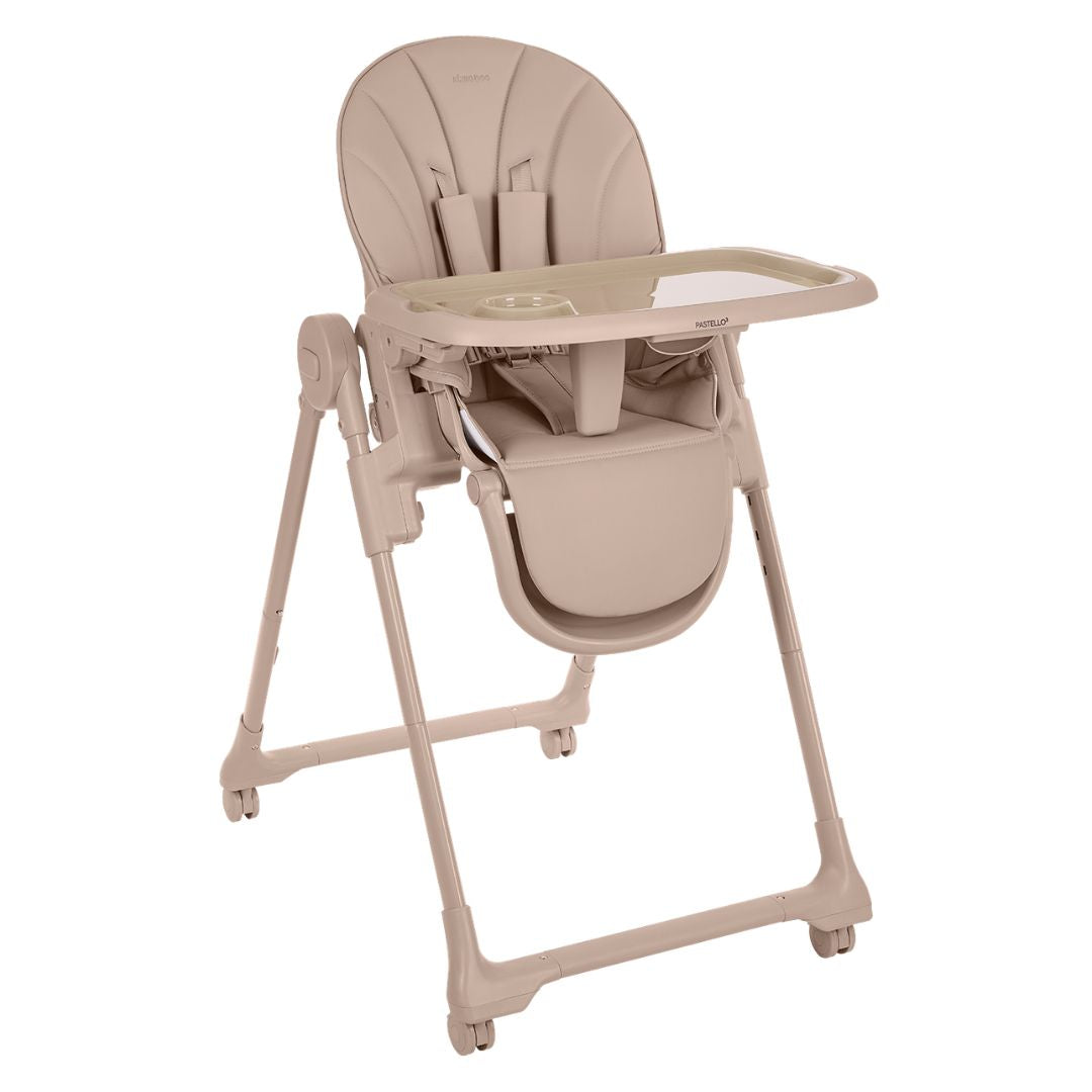 KikkaBoo® Otroški stol za hranjenje Pastello 3 Beige