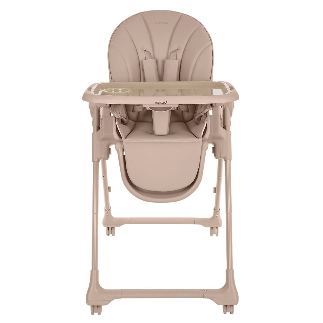 KikkaBoo® Otroški stol za hranjenje Pastello 3 Beige