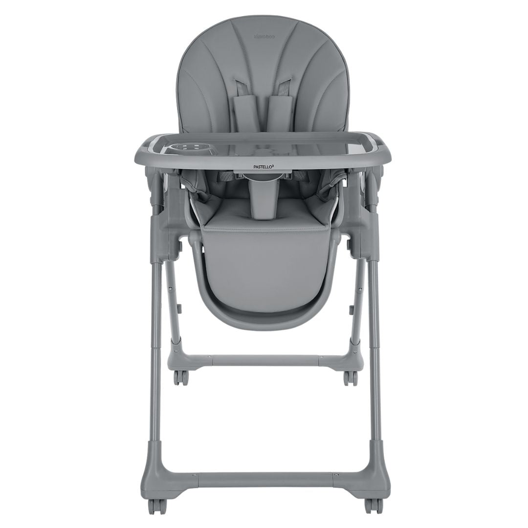 KikkaBoo® Otroški stol za hranjenje Pastello 3 Grey