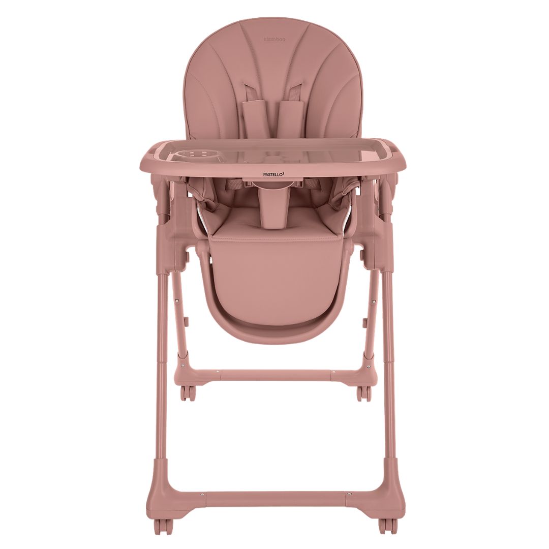 KikkaBoo® Otroški stol za hranjenje Pastello 3 Pink