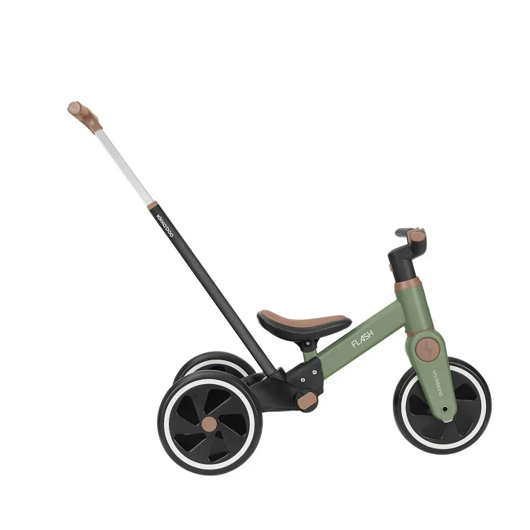 KikkaBoo® Otroški tricikel 5v1 Flash Army Green KikkaBoo