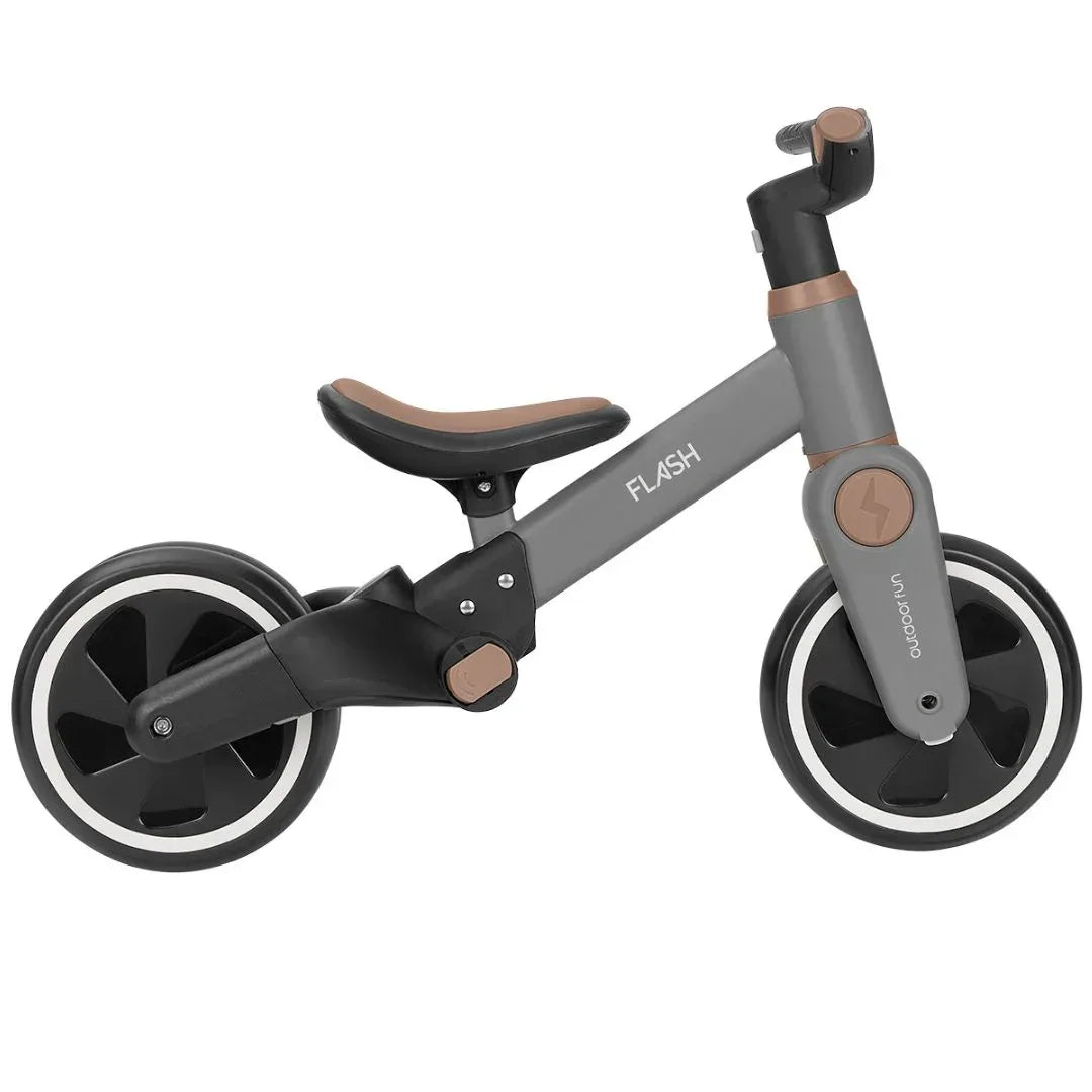 KikkaBoo® Otroški tricikel 5v1 Flash + GRATIS čelada Grey KikkaBoo