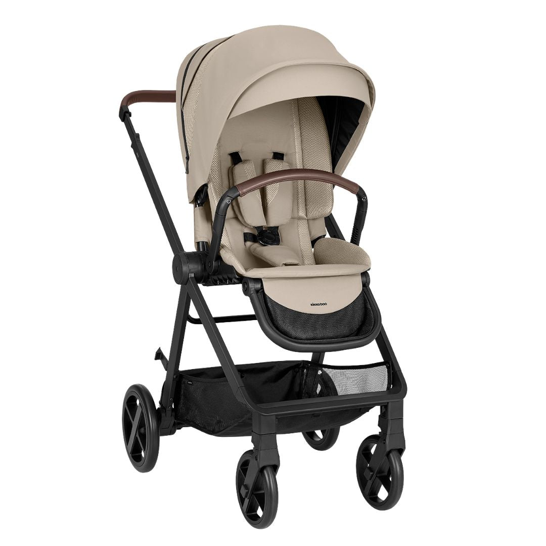 KikkaBoo® Otroški voziček s košaro 3v1 Mia Beige 2026 KikkaBoo