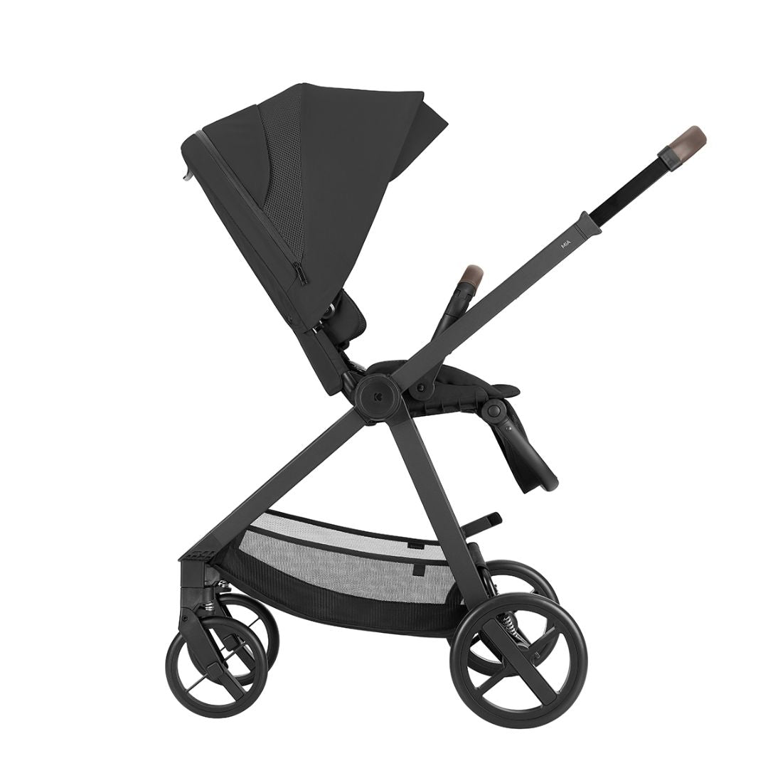 KikkaBoo® Otroški voziček s košaro 3v1 Mia Black 2026 KikkaBoo