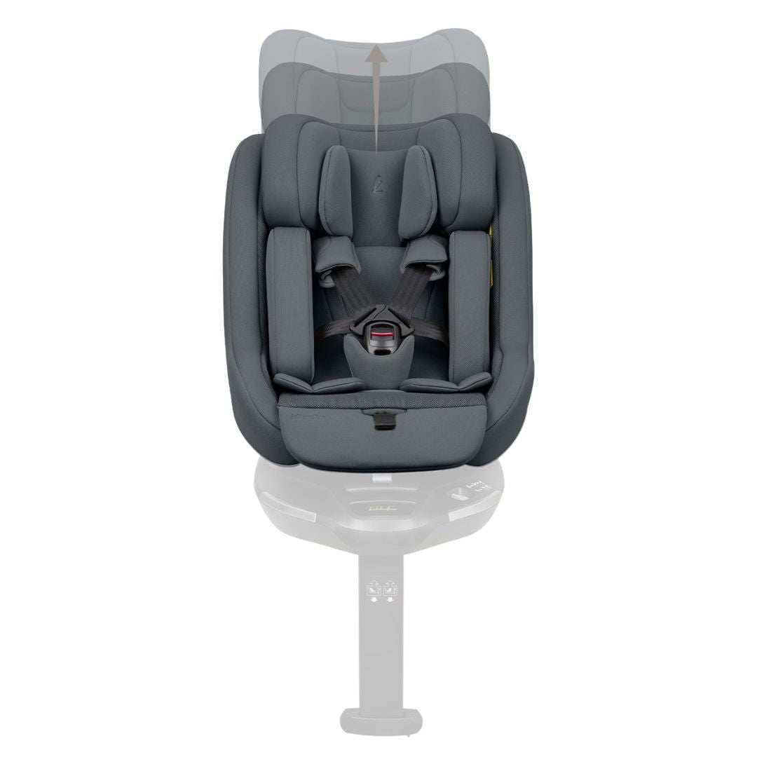 KikkaBoo® Platinum Otroški avtosedež i-Class Plus i-SIZE (40-105 cm) Graphite KikkaBoo