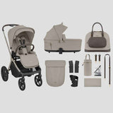 KikkaBoo® Poussette Platinum 2en1 Goya Champagne