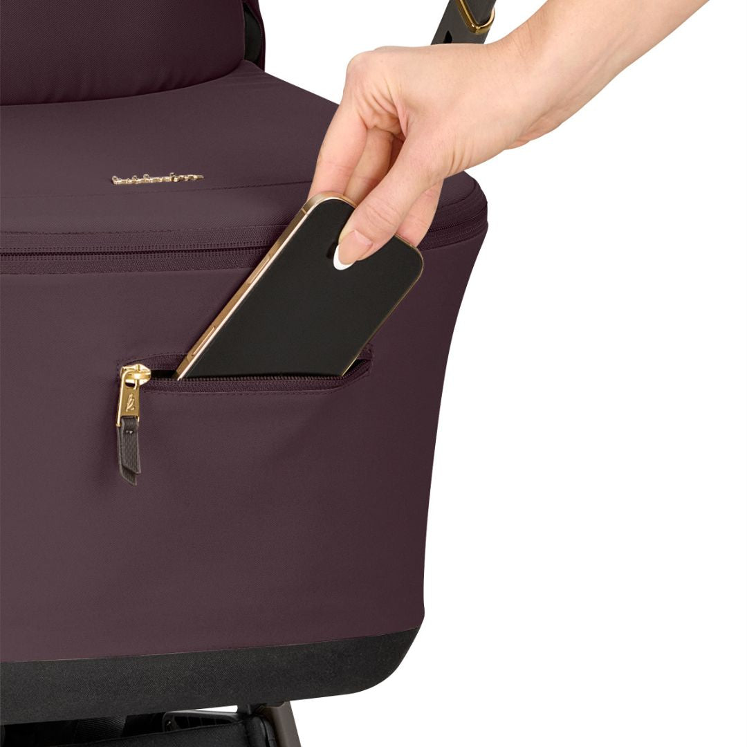 KikkaBoo® Platinum Otroški voziček s košaro 2v1 Goya Merlot KikkaBoo