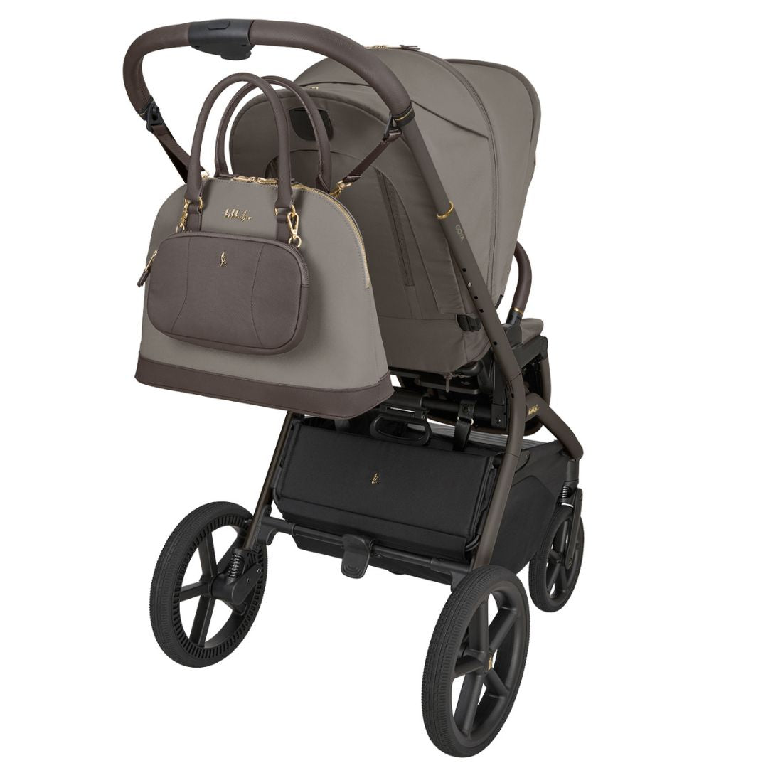 KikkaBoo® Platinum Otroški voziček s košaro 2v1 Goya Mocca KikkaBoo