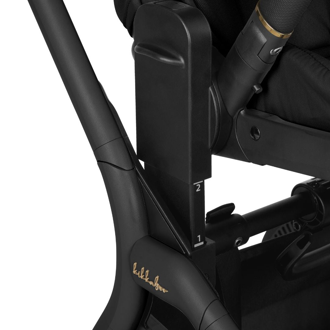 KikkaBoo® Platinum Otroški voziček s košaro 2v1 Goya Noir KikkaBoo