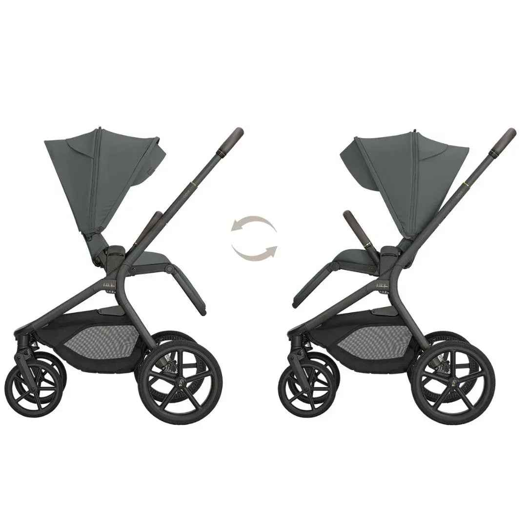 Reverzibilno sportsko sjedalo s podesivom visinom KikkaBoo Goya Platinum Olive