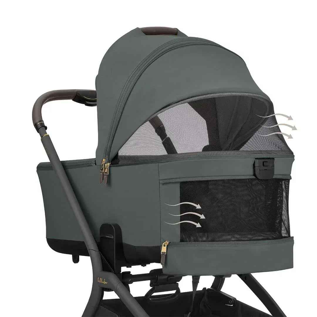 Ventilacija košare za novorođenče KikkaBoo Goya Platinum Olive