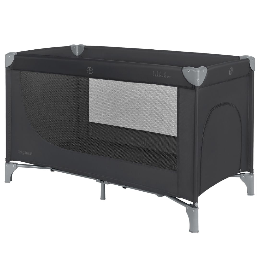 KikkaBoo® Prenosna posteljica 1 level So Gifted Black 2026 KikkaBoo