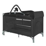 KikkaBoo® Prenosna posteljica 2 levels 125x65 So Gifted PLUS Black 2026