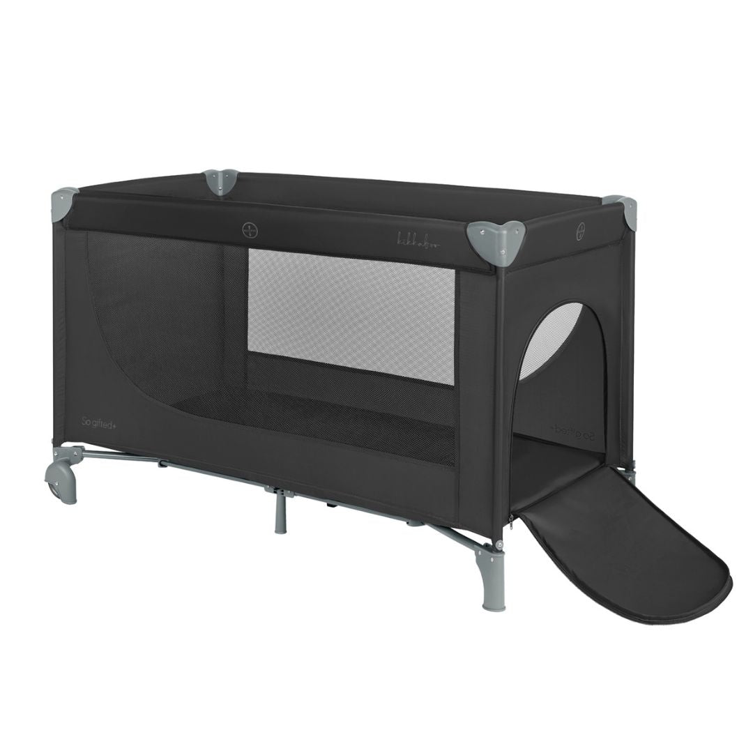 KikkaBoo® Prenosna posteljica 2 levels 125x65 So Gifted PLUS Black 2026