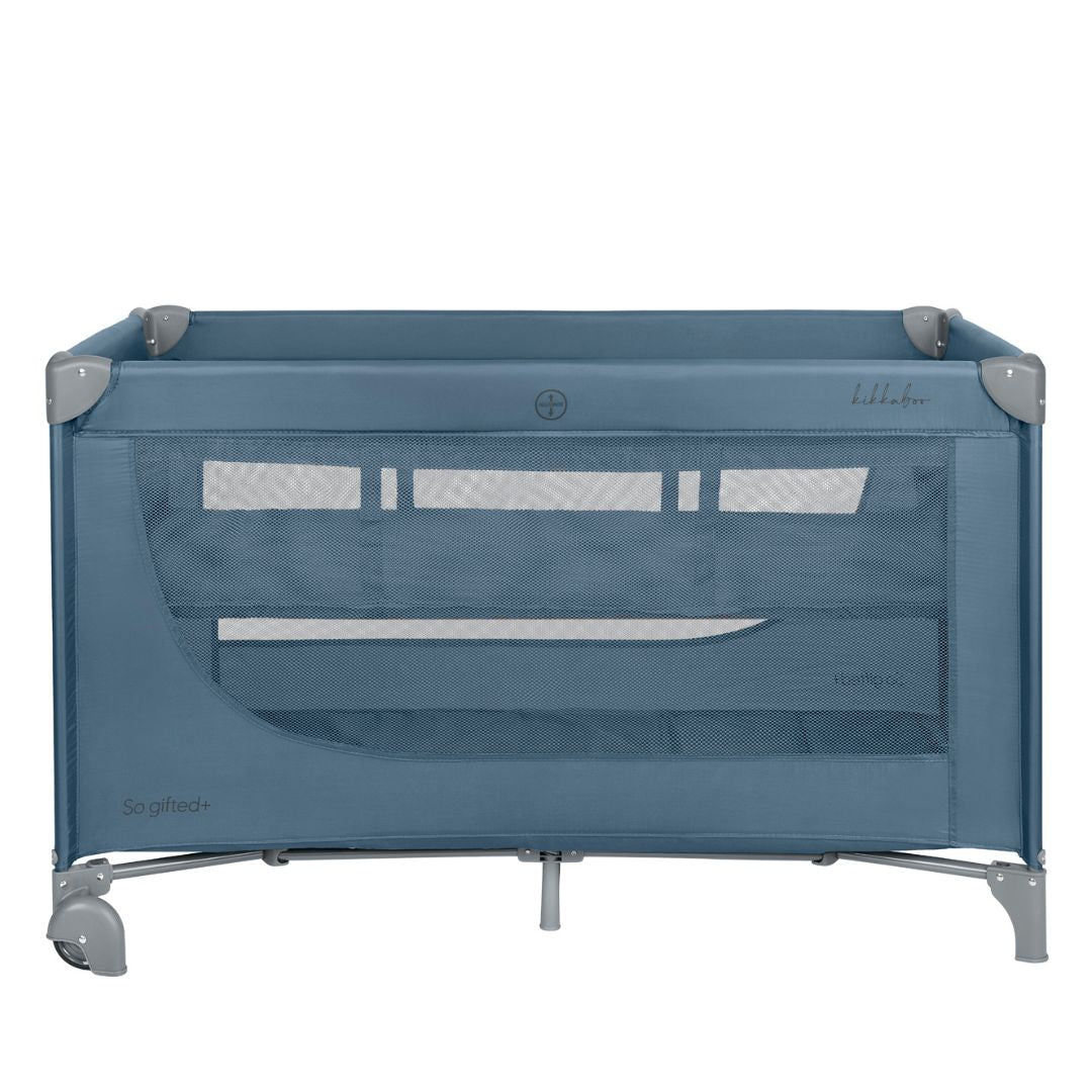 KikkaBoo® Prenosna posteljica 2 levels 125x65 So Gifted PLUS Blue 2026