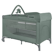 KikkaBoo® Prenosna posteljica 2 levels 125x65 So Gifted PLUS Green 2026