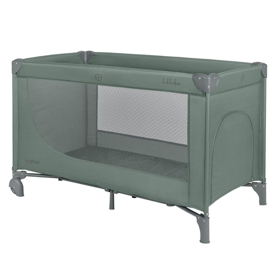 KikkaBoo® Prenosna posteljica 2 levels 125x65 So Gifted PLUS Green 2026