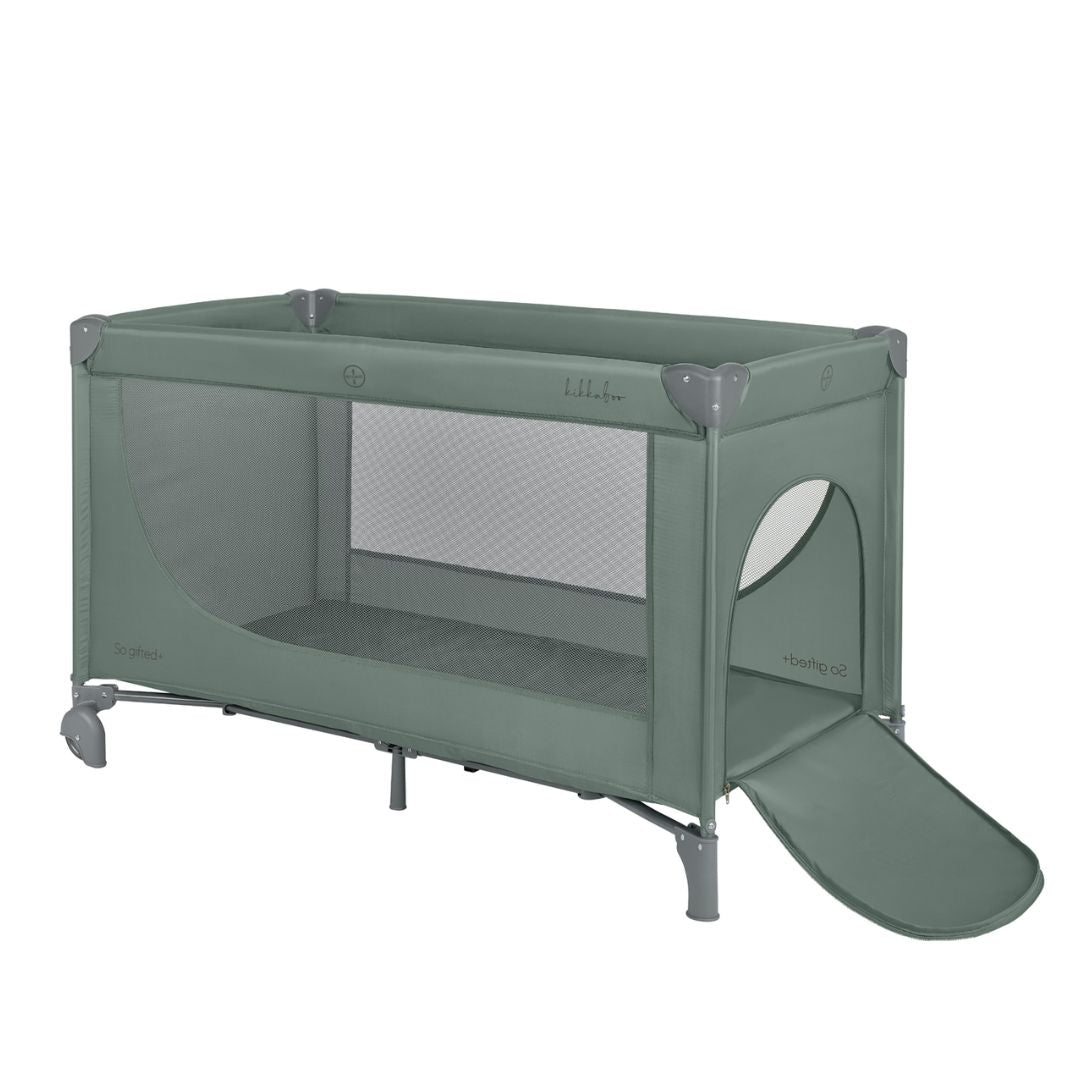 KikkaBoo® Prenosna posteljica 2 levels 125x65 So Gifted PLUS Green 2026