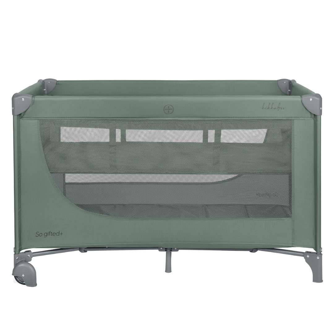 KikkaBoo® Prenosna posteljica 2 levels 125x65 So Gifted PLUS Green 2026