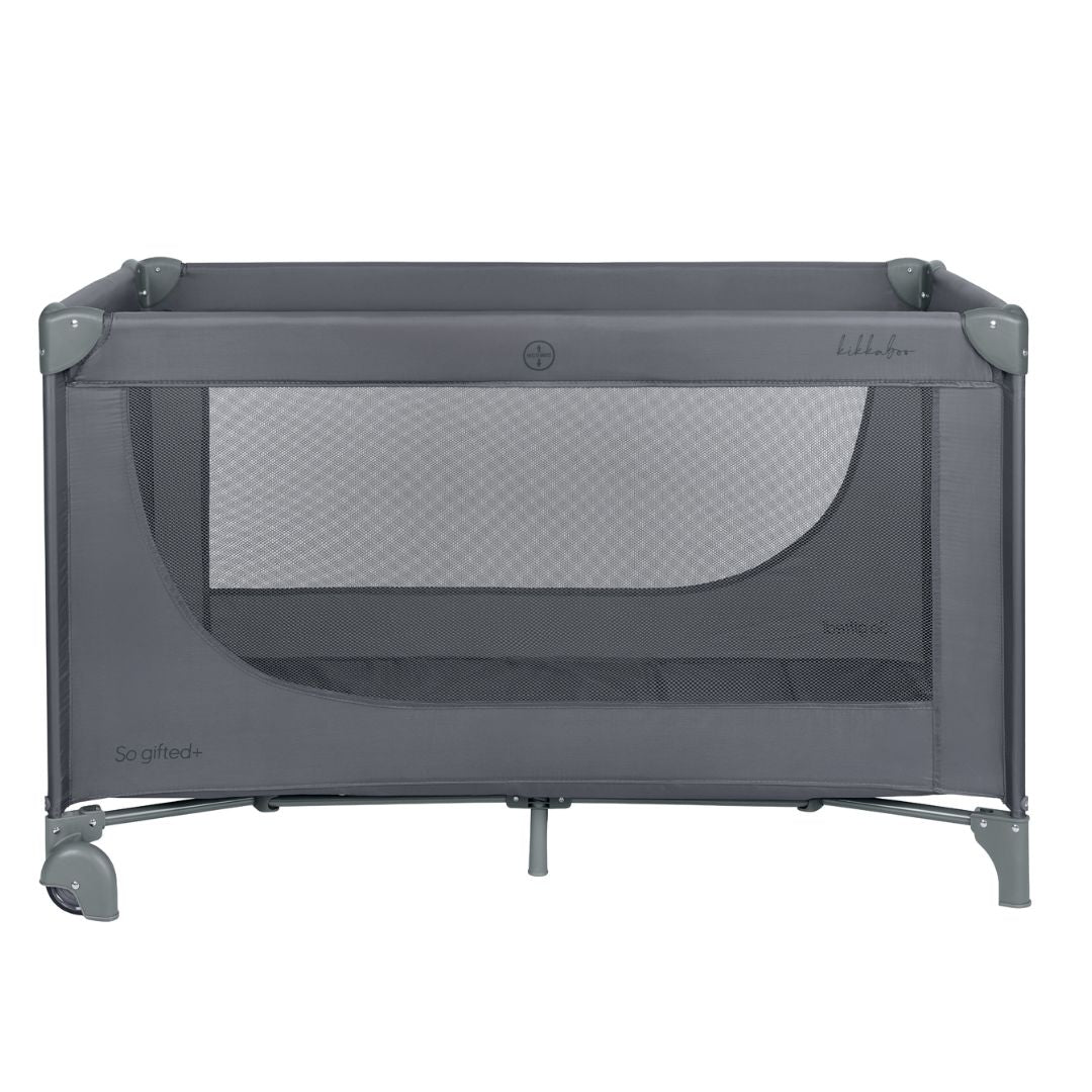 KikkaBoo® Prenosna posteljica 2 levels 125x65 So Gifted PLUS Grey 2026