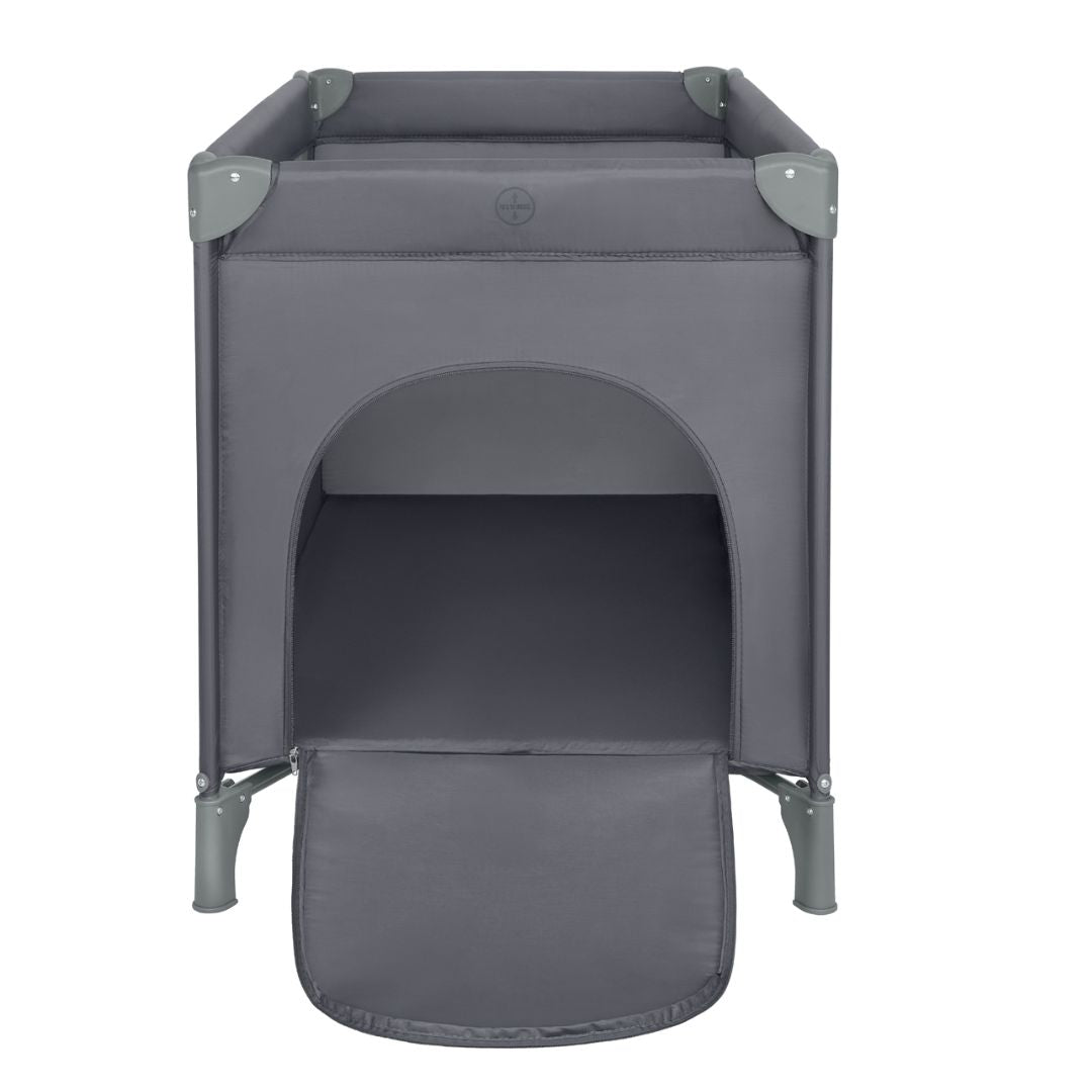 KikkaBoo® Prenosna posteljica 2 levels 125x65 So Gifted PLUS Grey 2026