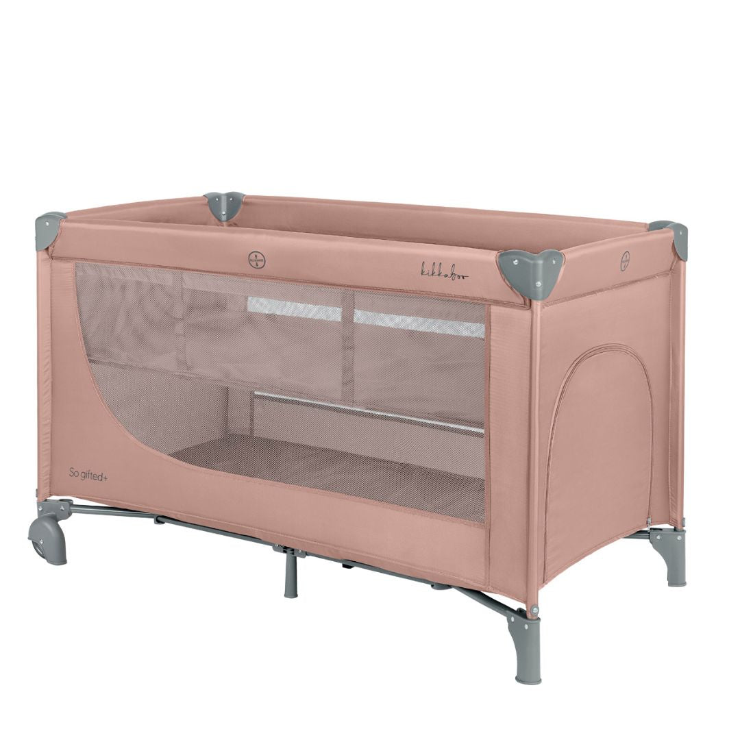 KikkaBoo® Prenosna posteljica 2 levels 125x65 So Gifted PLUS Pink 2026