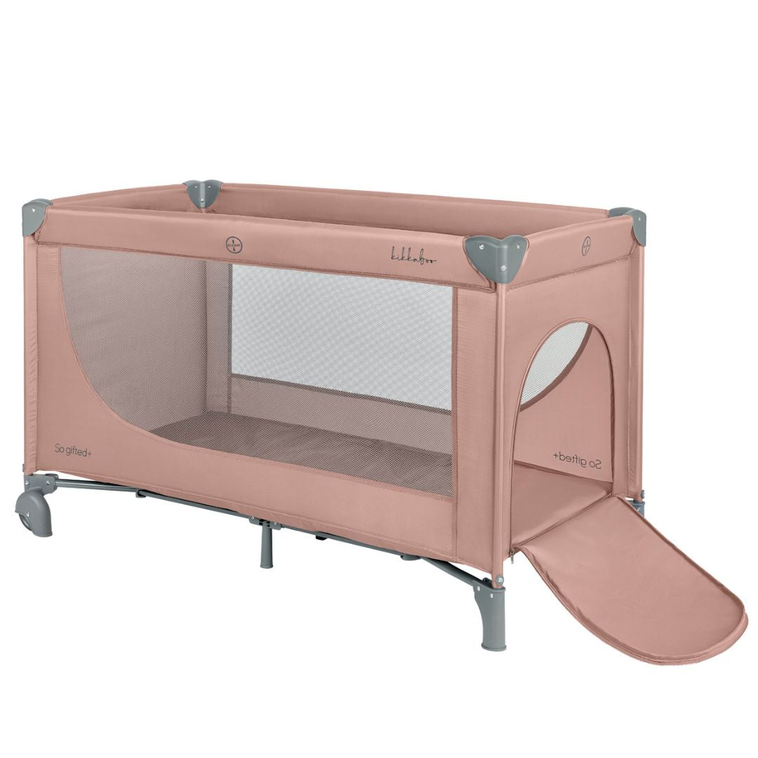 KikkaBoo® Prenosna posteljica 2 levels 125x65 So Gifted PLUS Pink 2026