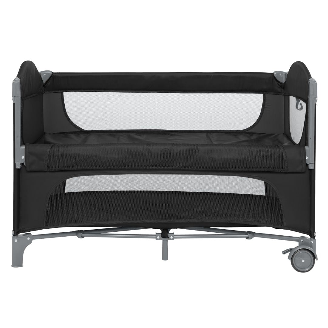 KikkaBoo® Prenosna posteljica 2 levels Milky Way Black 2026