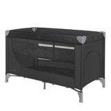 KikkaBoo® Portable cot 2 levels So Gifted Black 2026