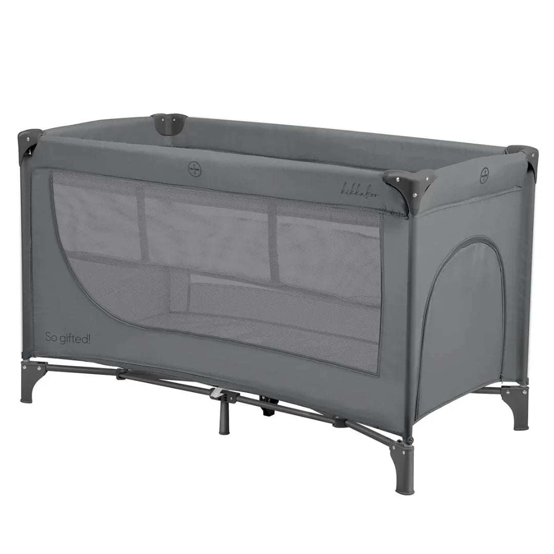 KikkaBoo® Prenosna posteljica 2 levels So Gifted Grey 2026 - Evitas