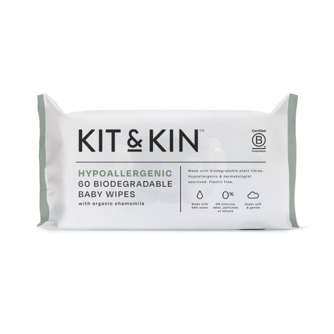 Kit&Kin® Otroški vlažilni robčki 60/1