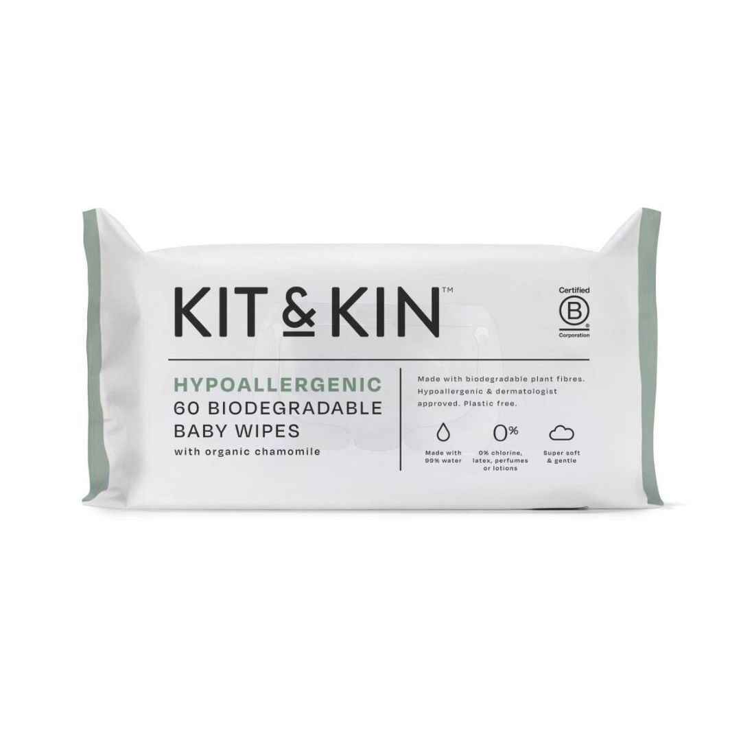 Kit&Kin® Otroški vlažilni robčki 60/1