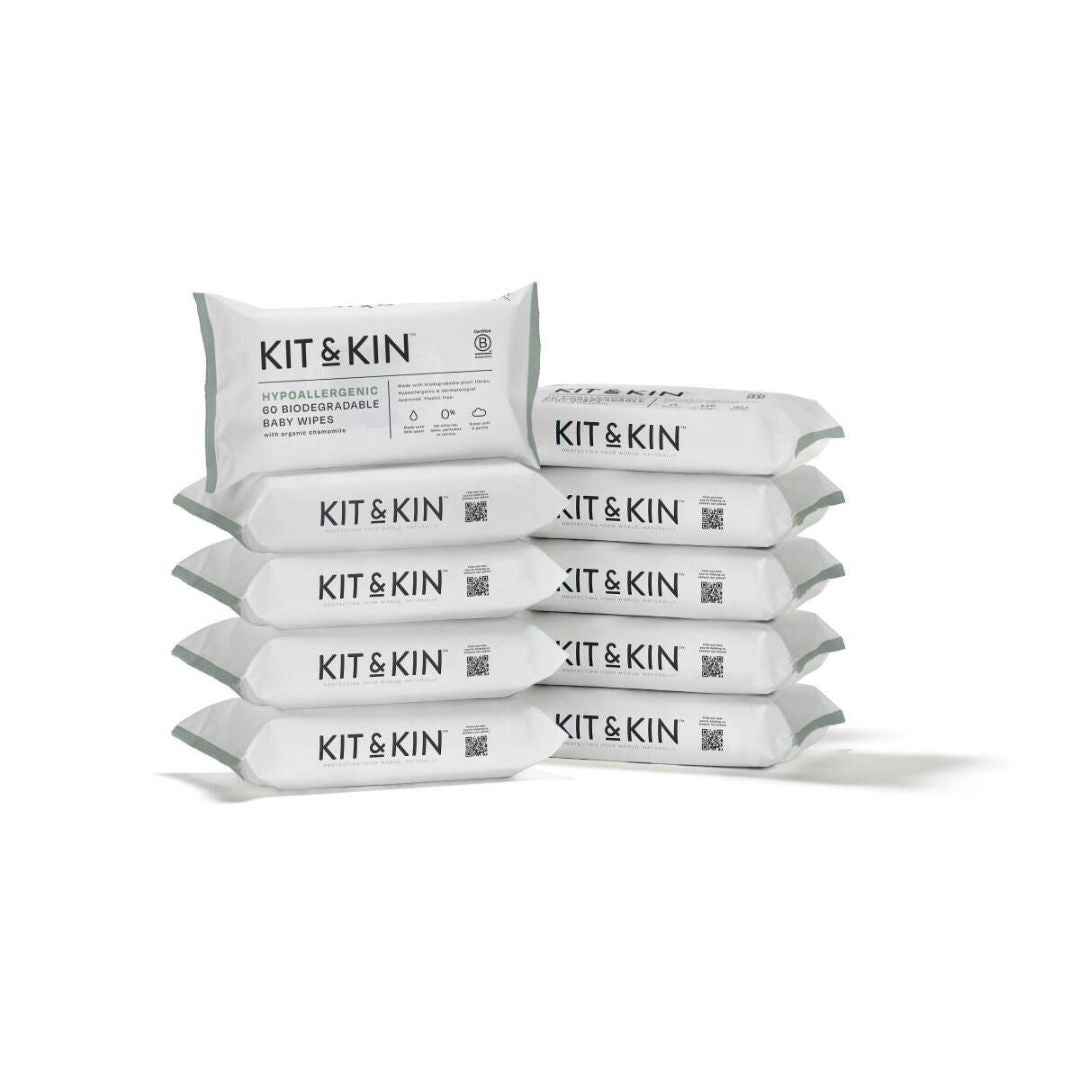 Kit&Kin® Otroški vlažilni robčki 60/1