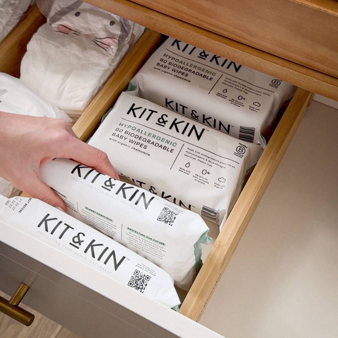 Kit&Kin® Otroški vlažilni robčki 60/1